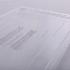 客家 6 件装食物锅盖全尺寸透明聚碳酸酯酒店锅盖带手柄