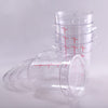 Clivia 5 Pack 4Qt Food Storage Containers With Lids Airtight,Storing Grains With Marks To Measure Food,Store Sugar Rice And flour/Clear