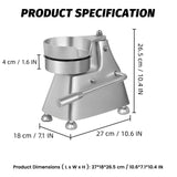 Hakka Commercial Burger Press 3 in 1 Heavy Duty Hamburger Press, Hamburger Patty Maker, with Three Size Trays 4"/5"/6", Includes 1200 Pcs Patty Papers