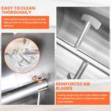 Hakka 30lbs 15L Meat Mixer Stainless Steel Hopper Food Mixer Machine