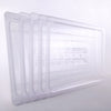 Clivia 6-Pcs Food Pan Lid Full Size Clear Polycarbonate Hotel Pan Cover with handle