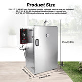 Hakka Outdoor Digital Electric Barbecue Smoker 4 Layers BBQ Meat Smoker Grill