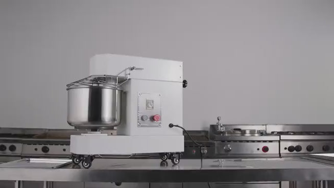 Hakka Commercial Dough Mixer, 5 Qt Spiral Mixer Food Mixer Machine with Food-grade Stainless Steel Bowl, Security Shield & Timer