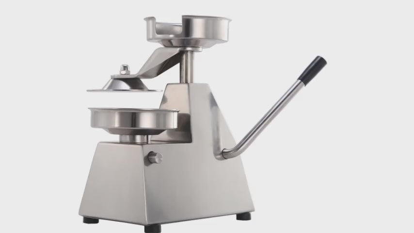 Hakka Commercial Hamburger Press Maker and Burger Press (4" Burger Press)