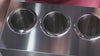 EasyRose 2 Grid Commercial Sauce & Cheese Warmer, Dual-Well Electric Squeeze Bottle Warmer, Stainless Steel, 105–195°F