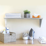 Hakka Brothers 14" x 36" Stainless Steel Commercial Kitchen Wall Shelf Restaurant Shelving
