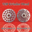 Hakka #12 Stainless Steel Meat Grinder Cutting Plates (Φ6&Φ8)