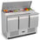 Carina Refrigerated Salad Workbench Stainless Steel Pizza and Salad Preparation Counter Commercial Display Case (PS300)