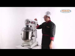 Hakka 10Qt Commercial Planetary Stand Mixer, 500W Electric Food Mixer with 3 Speeds 125/225/404 RPM, Includes Dough Hook, Flat Beater & Whisk