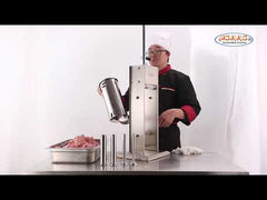 Hakka Horizontal 11LBS 5L Sausage Stuffer Stainless Steel Sausage Meat Maker