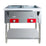 EasyRose Electric Steam Table Food Warmer, 2-Pot Countertop Steam Table Stainless Steel Catering Food Warmers for Parties/Buffet/Catering/Restaurants, 120V/1000W